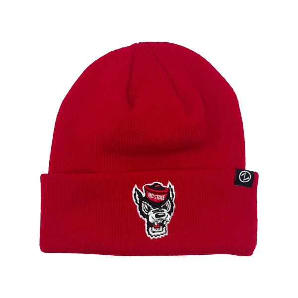 Red Youth Core Cuff Knit Hat - Wolf